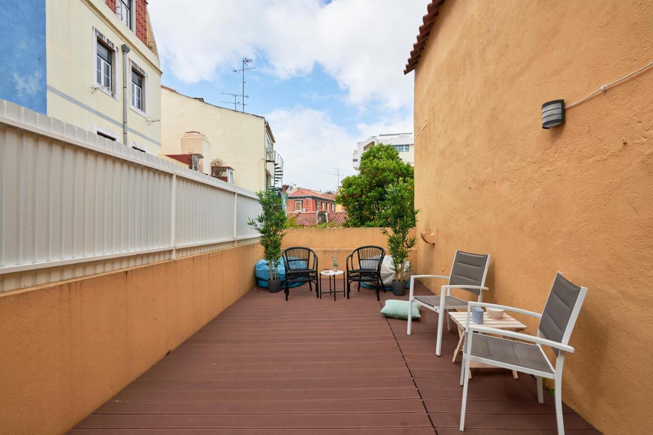 Renovated And Spacious Duplex Apartment With Patio, By Timecooler Lisboa Exterior foto
